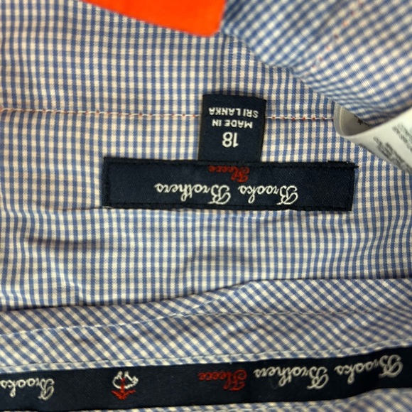 Brooks Brothers Fleece 100% cotton shorts bright orange preppy 80’s size 18 - Picture 3 of 4